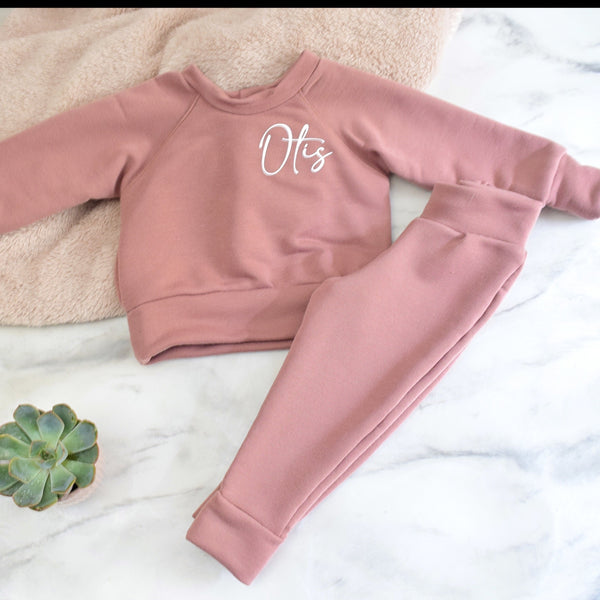 Baby loungewear ,Toddler Tracksuit , French Terry Outfit
