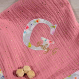 Muslin square personalised Blanket