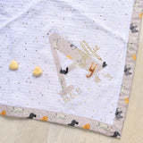 Elephant Comforter and Muslin Blanket
